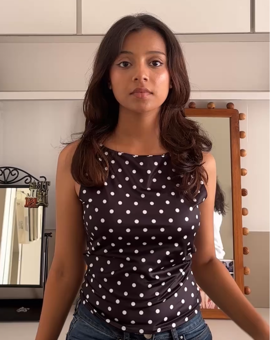 Driti Dot Muse Sleeveless Top