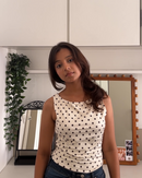 Driti Dot Muse Sleeveless Top