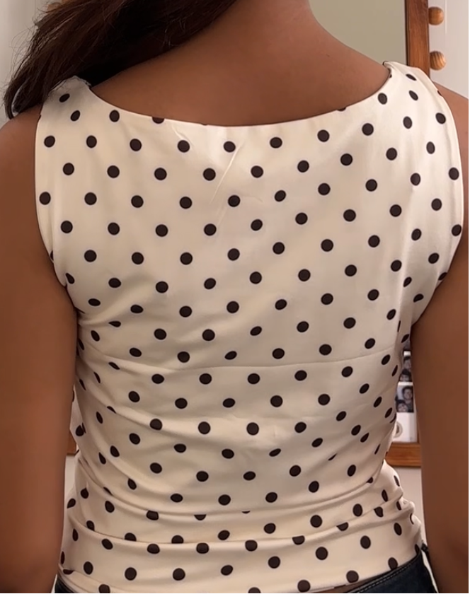 Driti Dot Muse Sleeveless Top