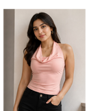 Back Diamond Halter Top
