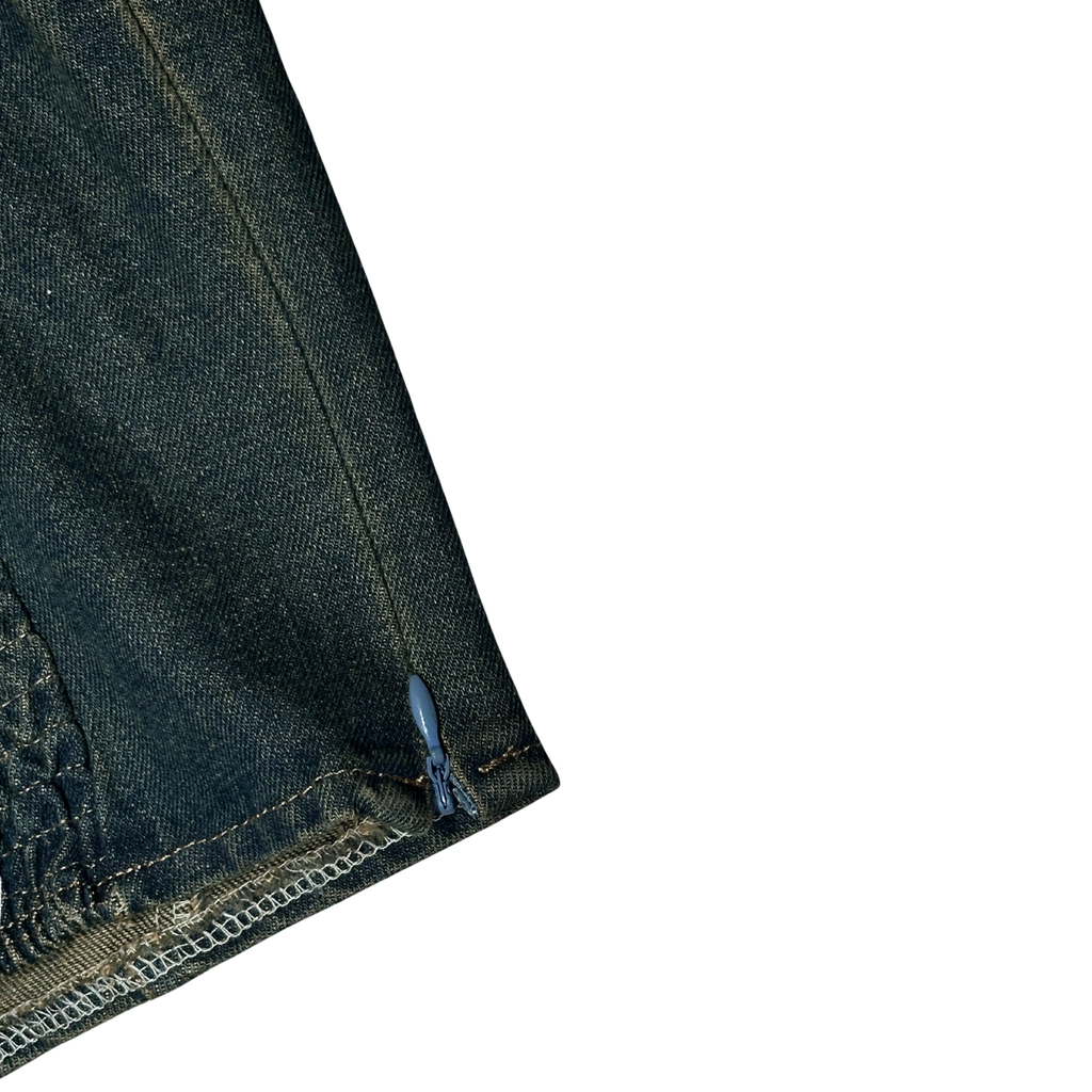 DENIM HEART BUSTIER TOP