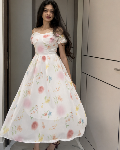 Purva Chiffon Dress
