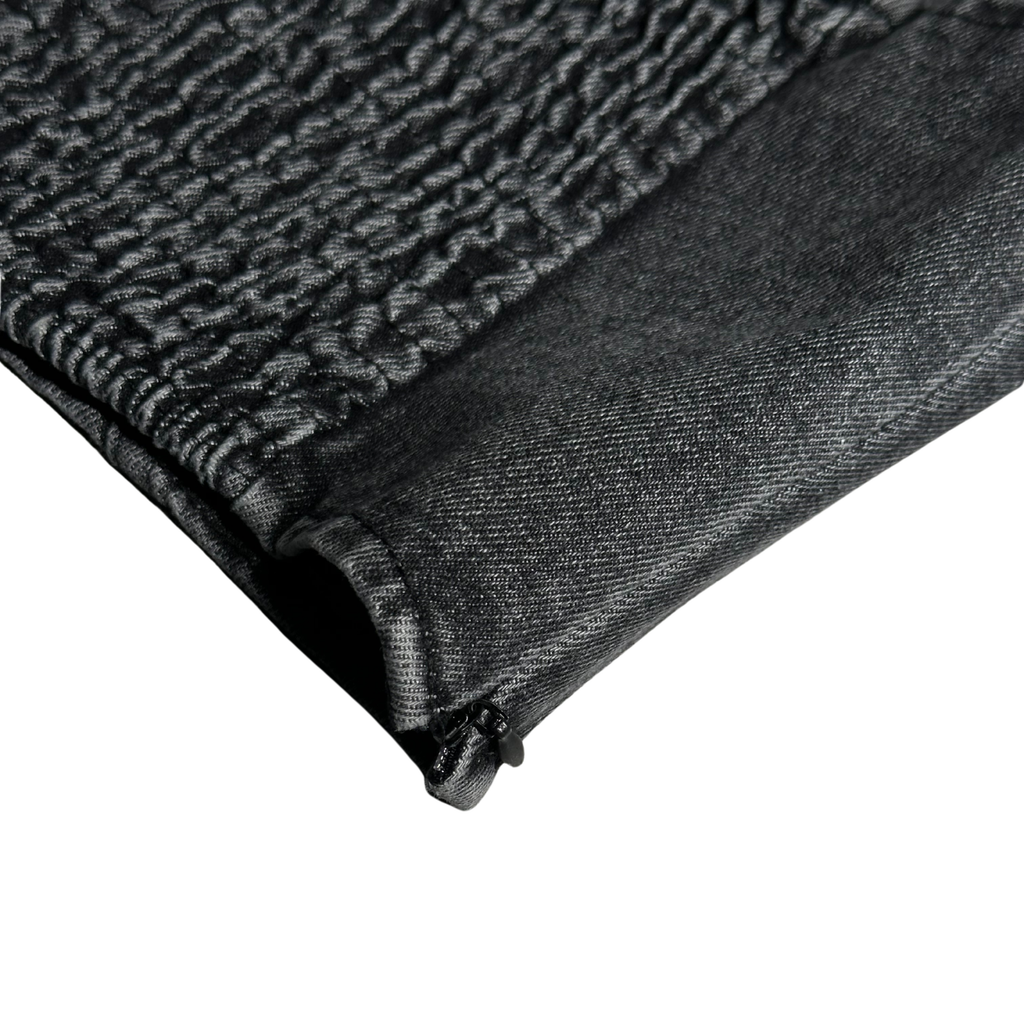 DENIM HEART BUSTIER TOP