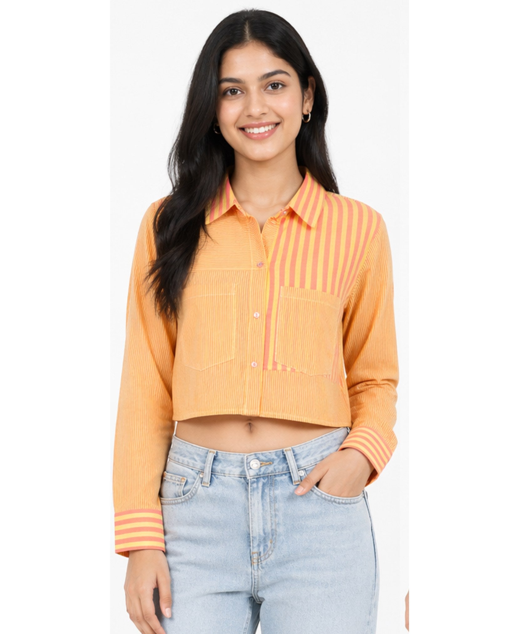 Dual stripe Muse top