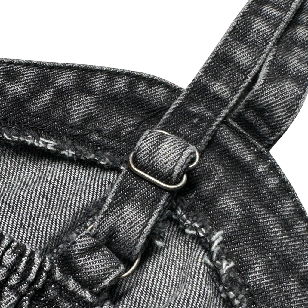 DENIM HEART BUSTIER TOP