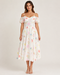 Off Chiffon Dress