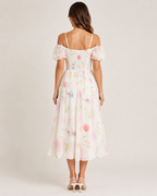 Off Chiffon Dress