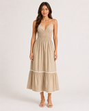 Strips Long Dress