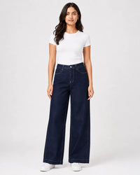 Midnight Straight Wide - Leg Jeans