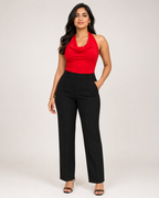 Back Diamond Halter Top