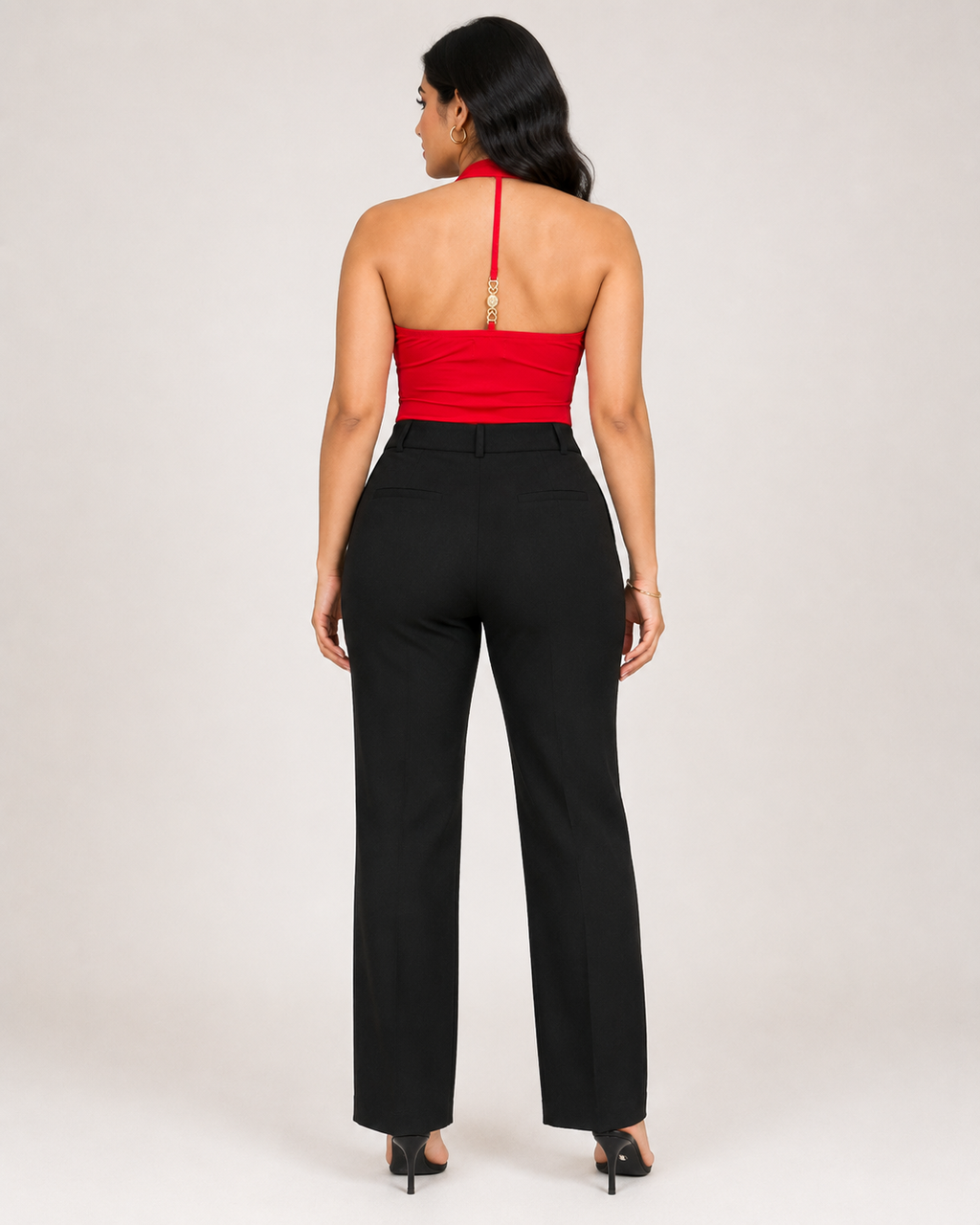 Back Diamond Halter Top