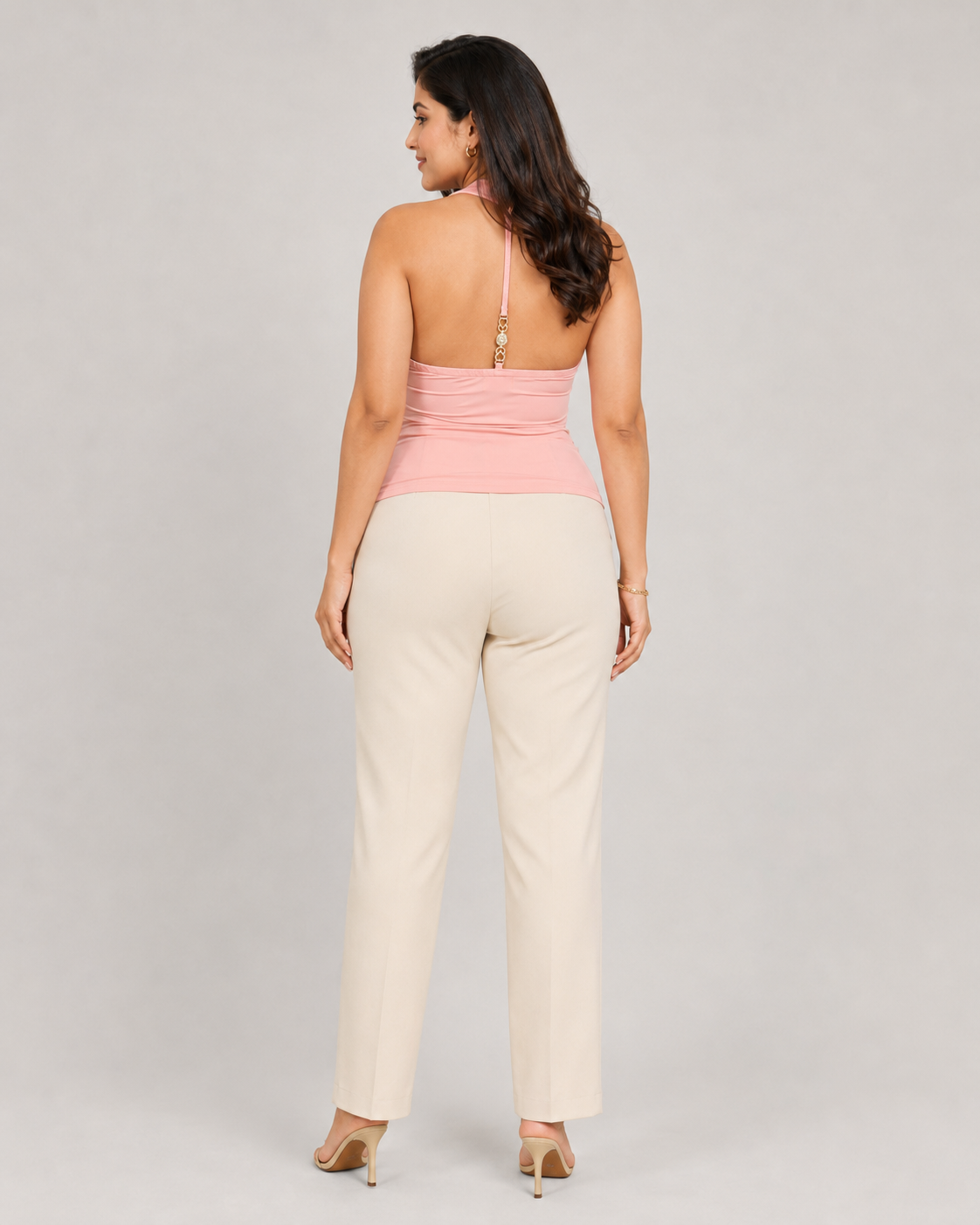 Back Diamond Halter Top