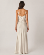 Slip Cowl Long Dress