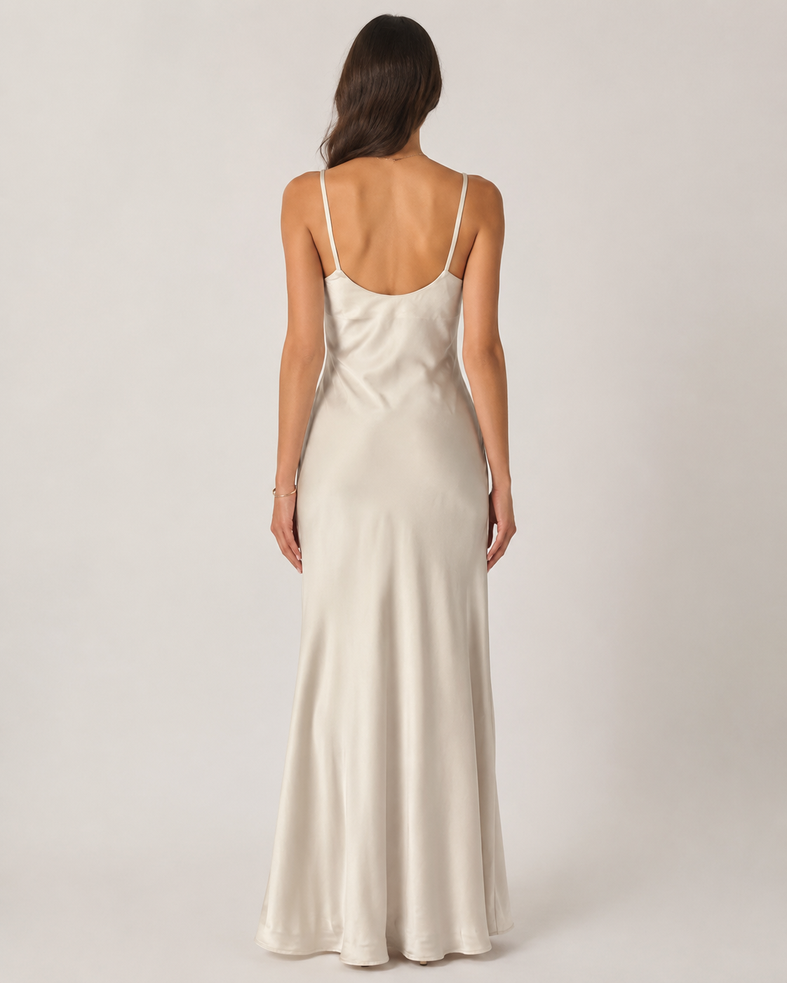 Slip Cowl Long Dress