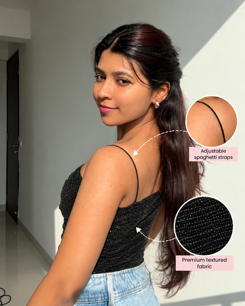 Sequin Slip Top