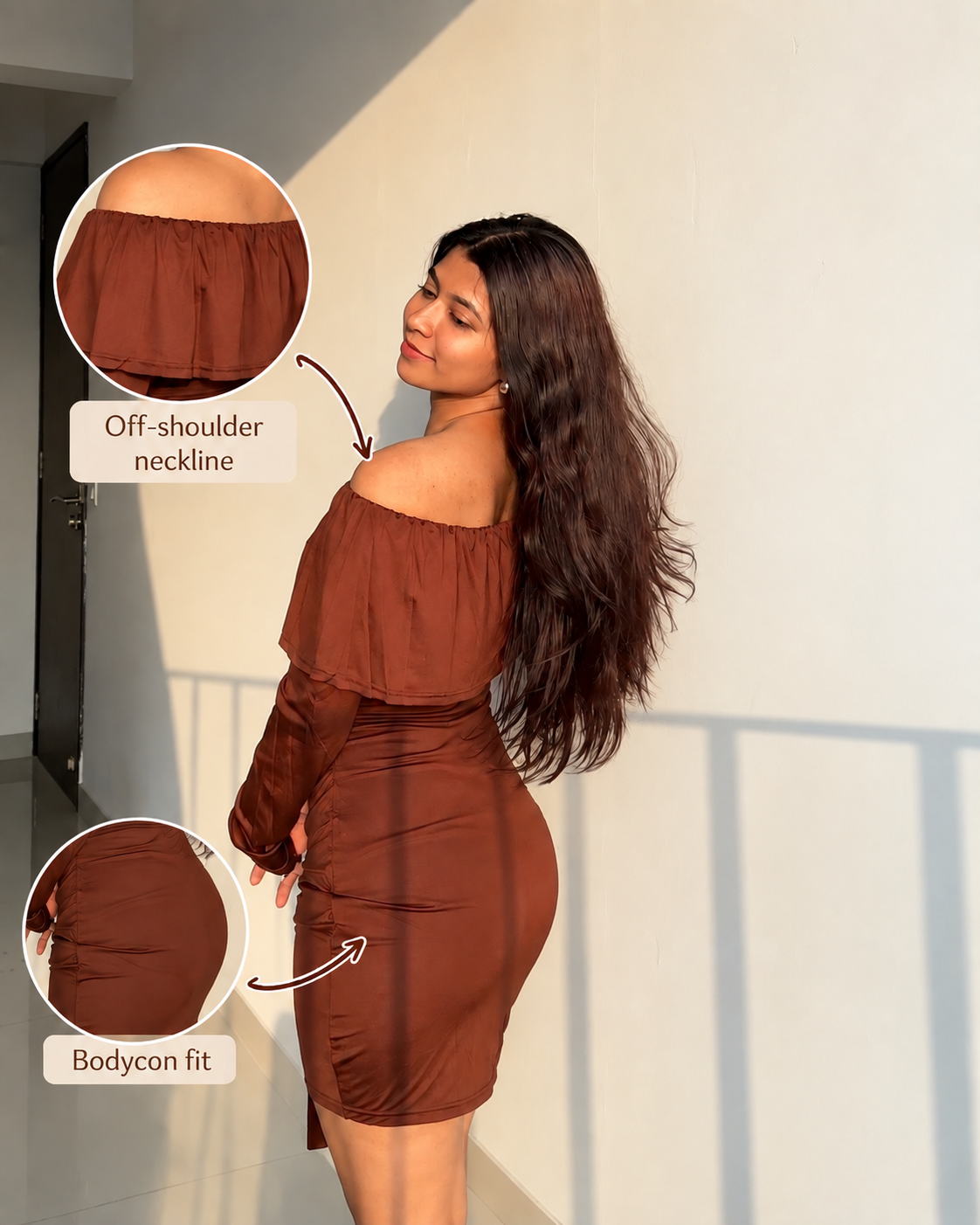Metal buckle Dress