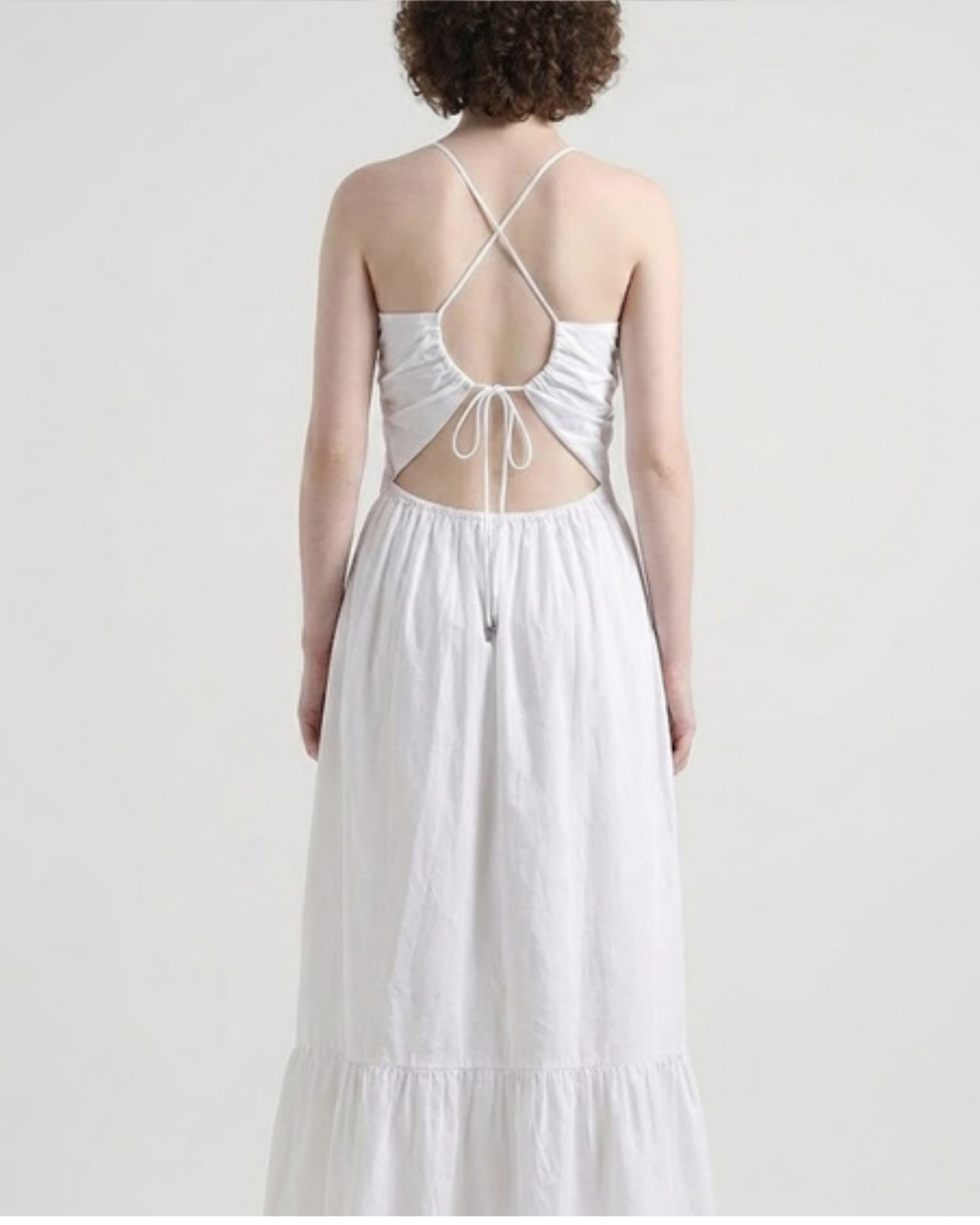 Elena Calf-Length Summer Dress