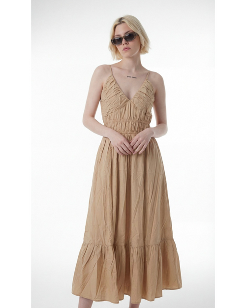 Elena Calf-Length Summer Dress