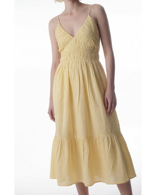 Elena Calf-Length Summer Dress