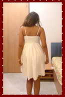 Rink's Coral Sunset Lace Dress