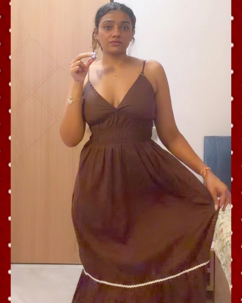 Strips Long Dress
