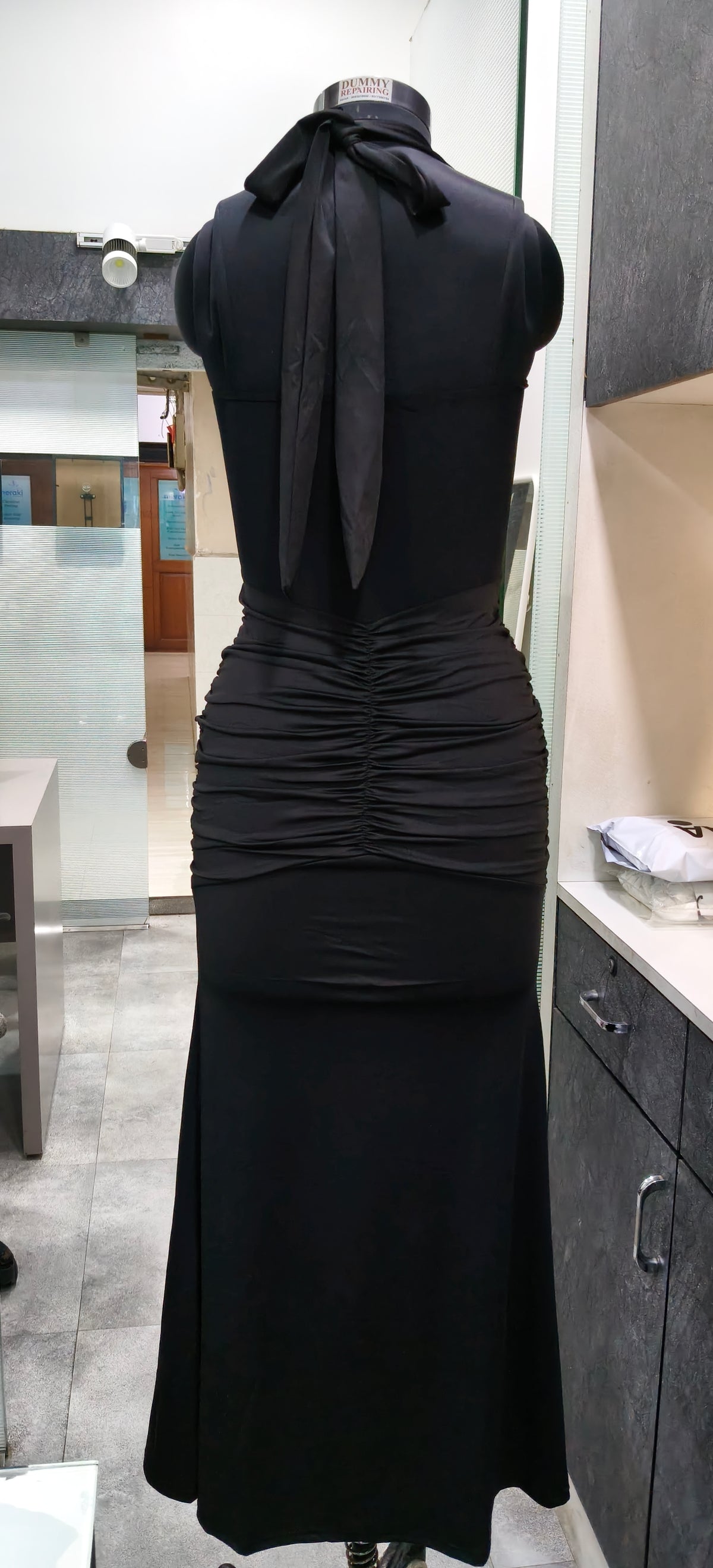 Halter Sheer Long dress