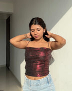 Sequin Slip Top