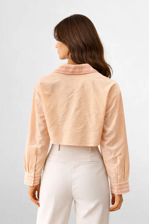Dual stripe Muse top