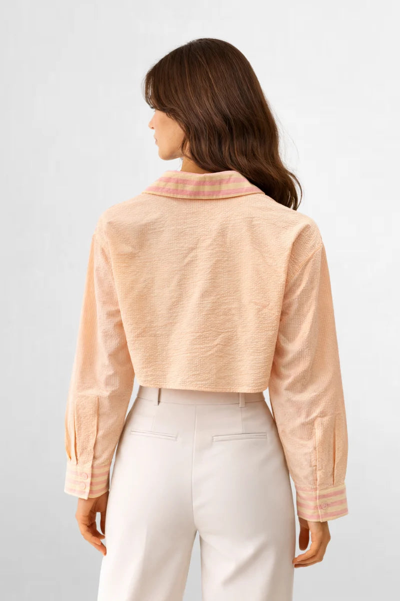Dual stripe Muse top