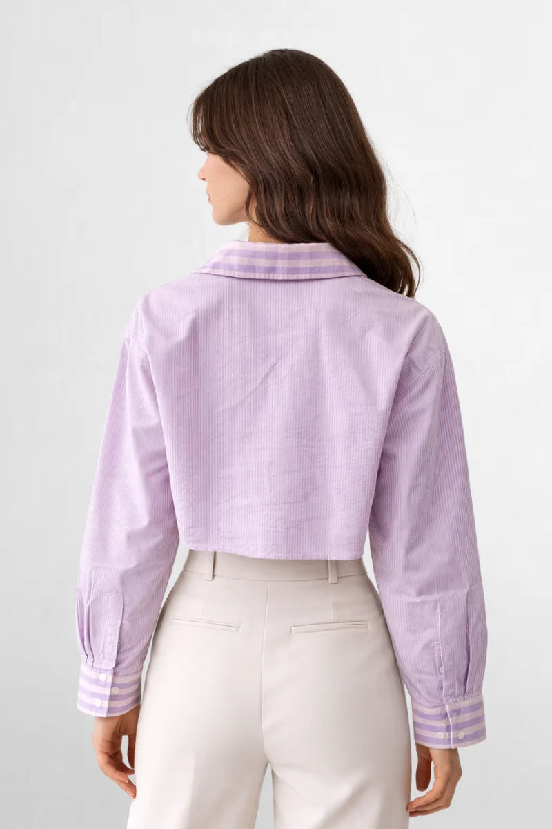 Dual stripe Muse top