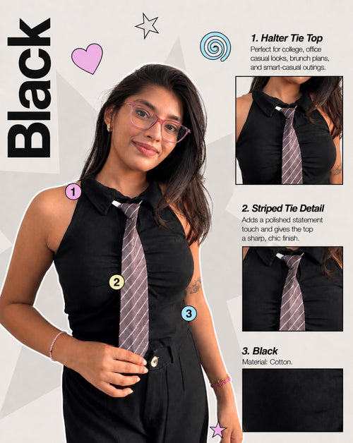 Pre's Korean Tie Top