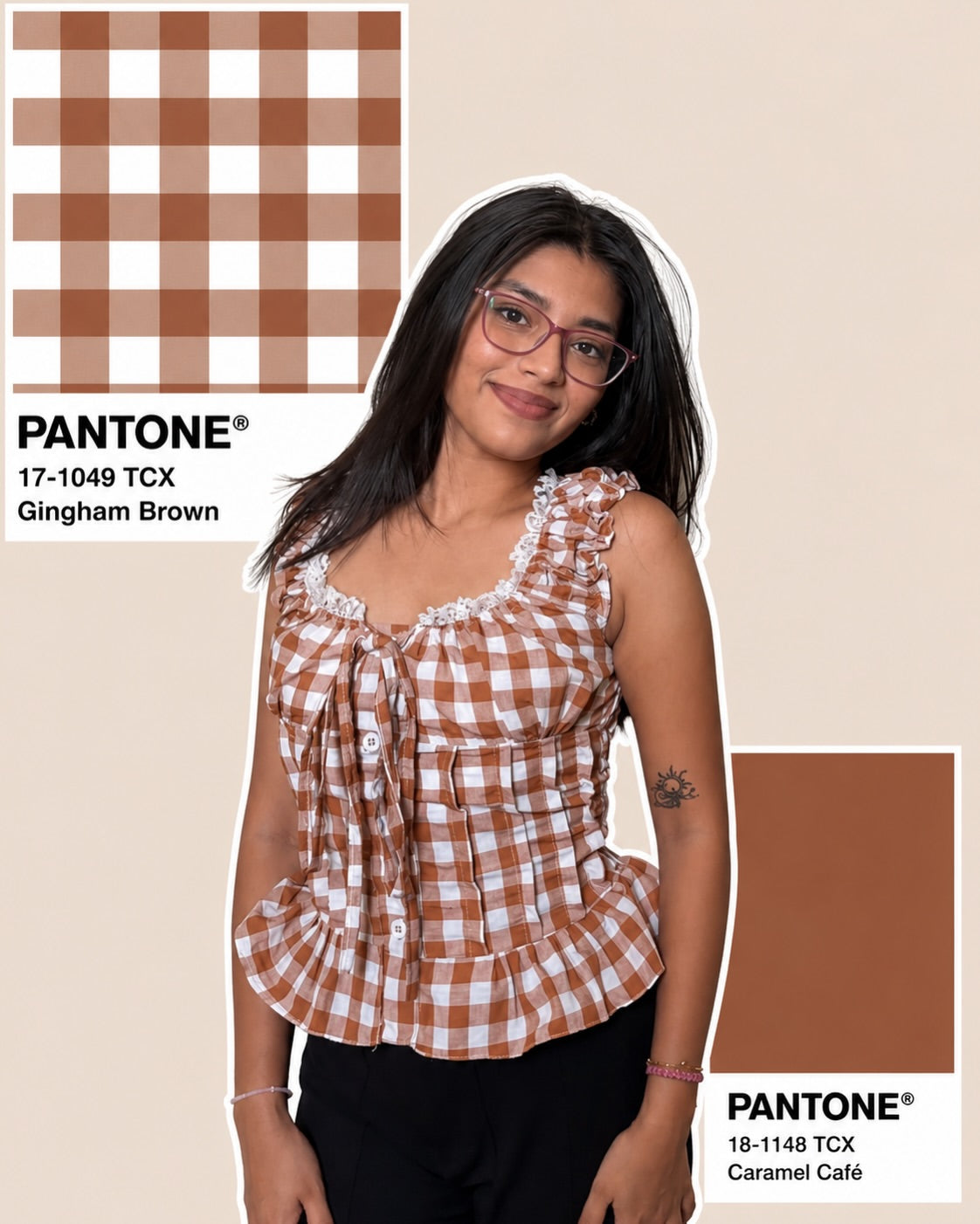 Free size: XS-L | Bust 28-34 / Brown