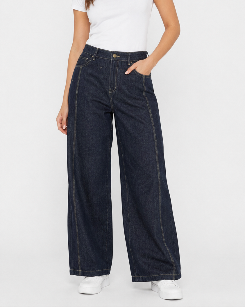 Midnight Wide bottom jeans