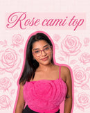 3D Rose Cami Top