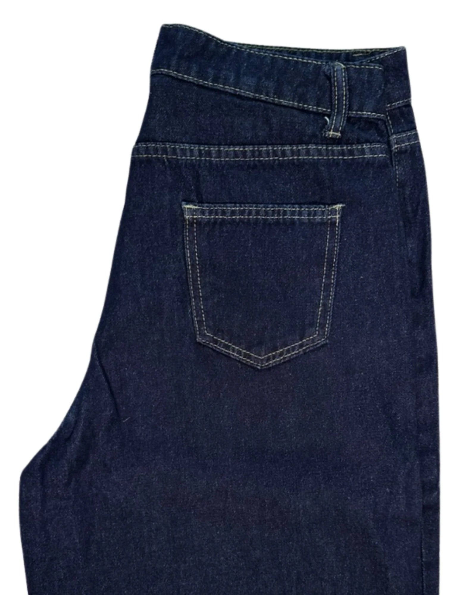 Midnight Straight Wide - Leg Jeans