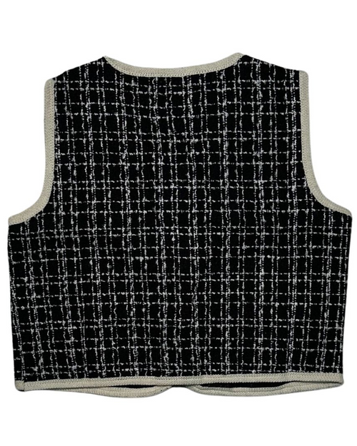 Tweed Vest - cardigan