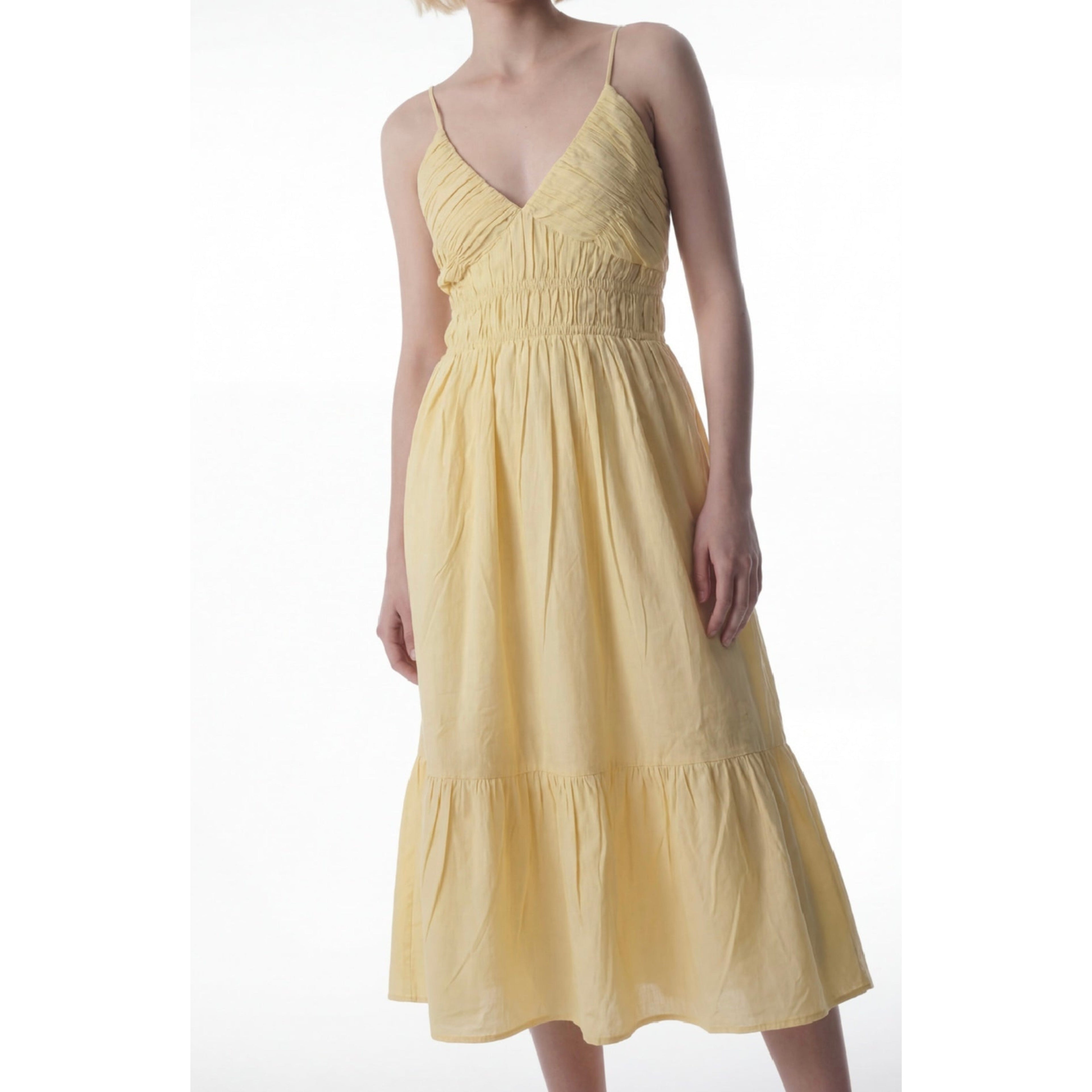 Elena Calf-Length Summer Dress