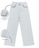 Ivory Ease Straight Fit Jeans