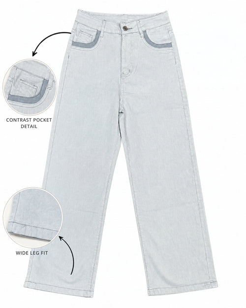 Ivory Ease Straight Fit Jeans