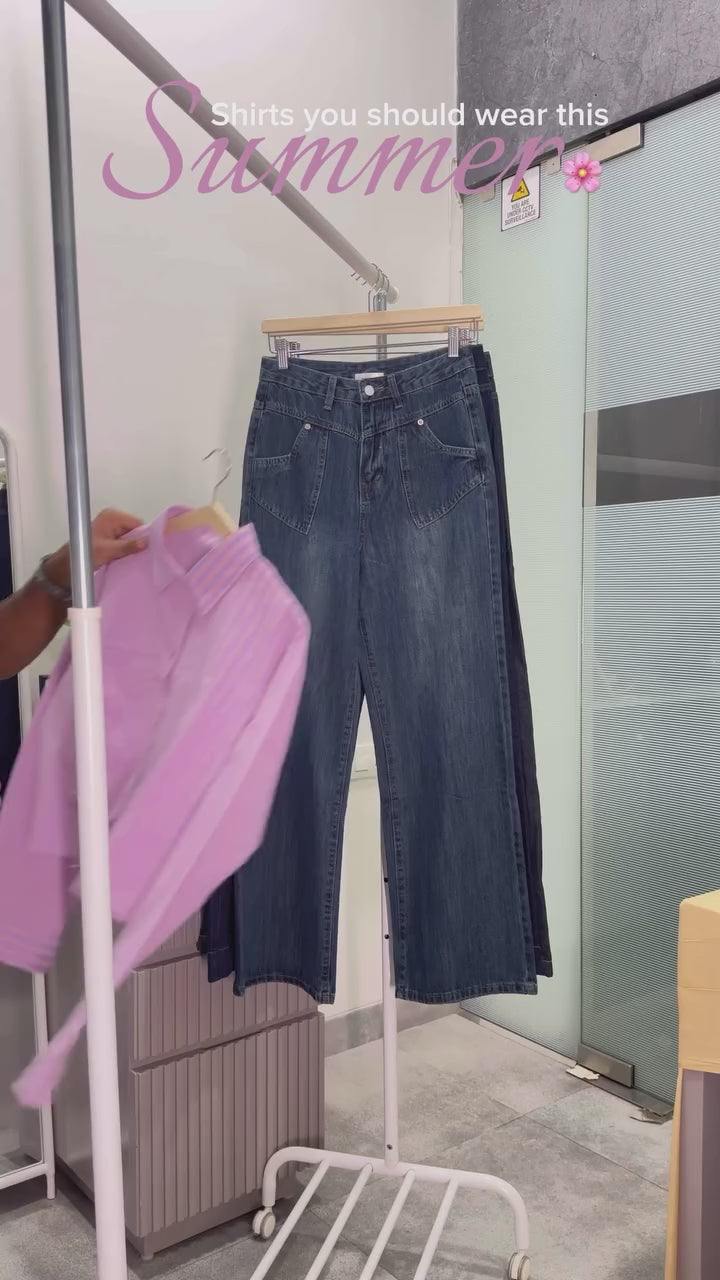 Dual stripe Muse top