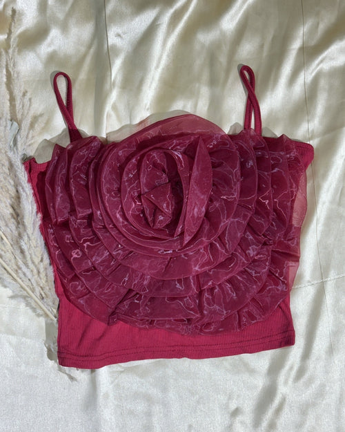 3D Rose Cami Top